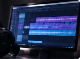 音楽制作ソフトの画面